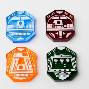 Acrylic Droid Reminder Token Set