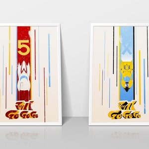 Speed-Grafik-Poster-Set