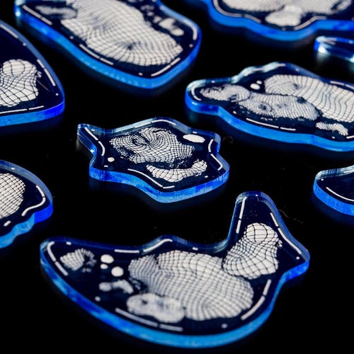 Xwing Compatible Training Obstacles Asteroids Etsy