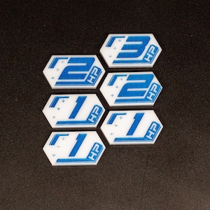 Gundam Card Game TCG | CCG | Compatible HP Modification Acrylic Token Set