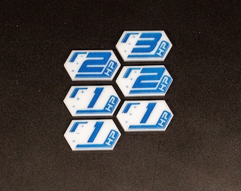 Gundam Card Game TCG | CCG | Compatible HP Modification Acrylic Token Set