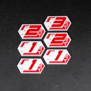 Gundam Card Game TCG | CCG | Compatible AP Modification Acrylic Token Set