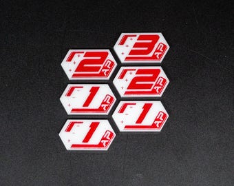 Juego de cartas Gundam TCG/CCG/Juego de cartas compatible con modificaciones AP. Conjunto de fichas acrílicas.