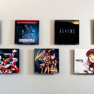Adjustable Acrylic Record Display Wall Mount Album Vinyl Comic Book Magazine Laser Disc LP 45  - Hardware Included