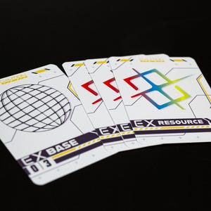 Jeu de cartes Gundam TCG | GCC | Ensemble de jetons en plastique EX de grande taille compatibles