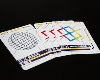 Gundam Card Game TCG | CCG | Compatible Premium Full Sized EX Plastic Token Set