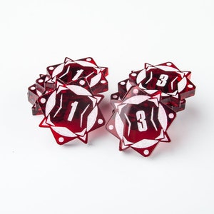 Acryl Token Set - Doppelseitige Schäden Token