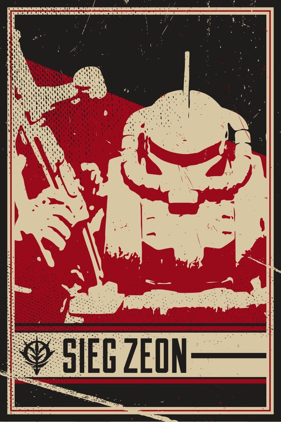 Mobile Suit Poster Set - Etsy