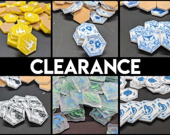 CLEARANCE Acrylic X-Wing Tokens #2