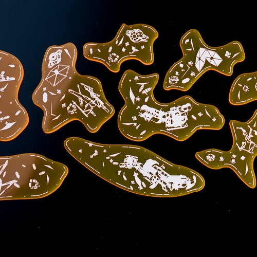 Xwing Compatible Training Obstacles Asteroids Etsy