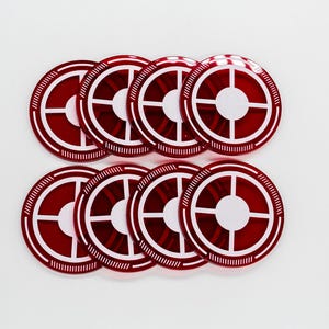 Star Wars Legion Acrylic Point of Interest Token Set