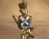 Extremely Rare Antique Lead Toy Soldier French Infantry Man Circa 1795 Unusually Large 6 7 8 quot 17.5cm tall