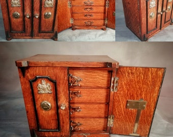 Antique Humidor Etsy