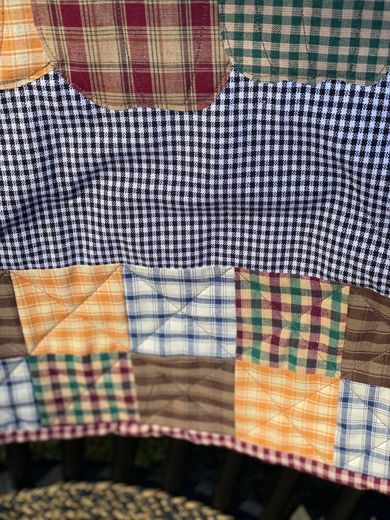 Cindy's Wicked Stitch Homespun Harvest Table Runner - Thumbnail 5