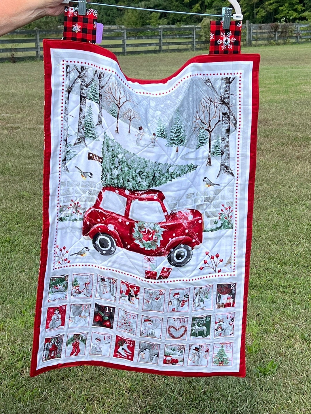 Advent Calendar Joyful Tidings Quilted Advent Calendar AC-130 - Etsy