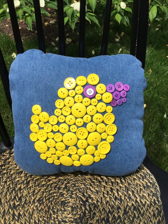 Pillow - Duck Buttons Pillow - #QP-48