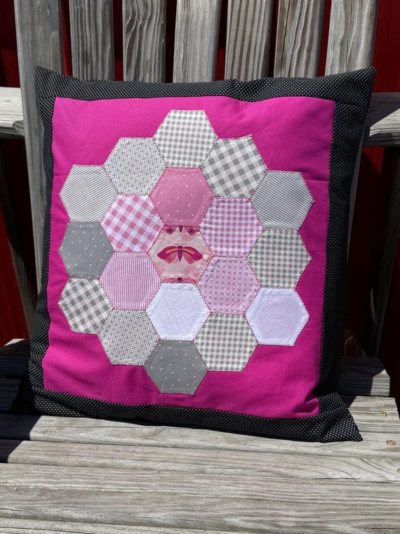 Pillow - Honeycomb Daisy Quilted Pillow Set - #QP-188