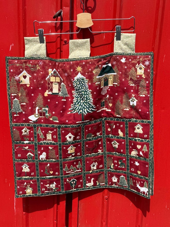 Advent Calendar - Frosty Snowflakes Quilted Advent Calendar - #AC-168