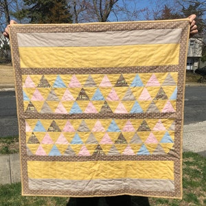Baby Quilt - Sheep Country Baby Quilt - #BQ-27