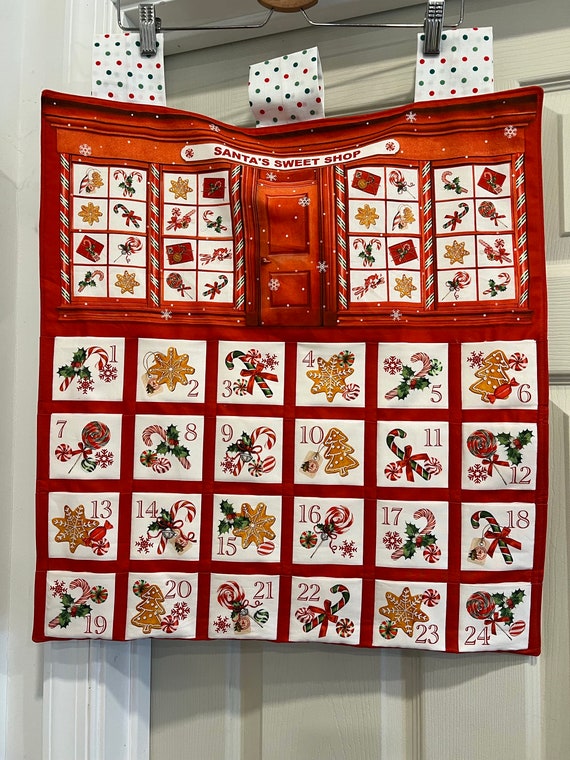 Advent Calendar - Santa’s Sweet Shop Quilted Advent Calendar - #AC-156