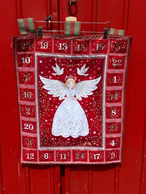 Advent Calendar - Christmas Angel Quilted Advent Calendar - #AC-170