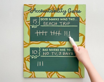 The Accountability Game - Kids Behavior Chart