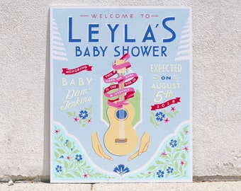 Baby Shower welcome sign | custom design