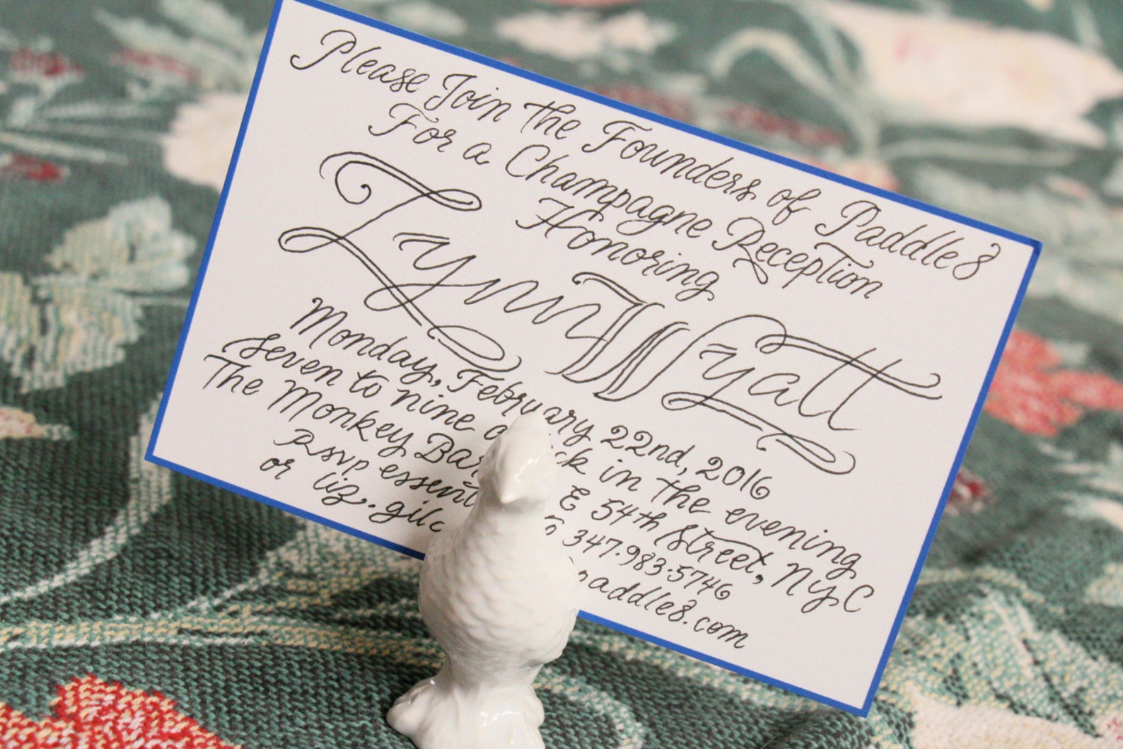 Hand Lettered Calligraphy Invitations - Etsy
