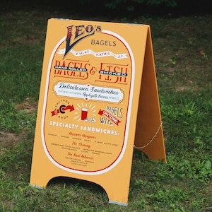 Hand Painted A-Frame Sign