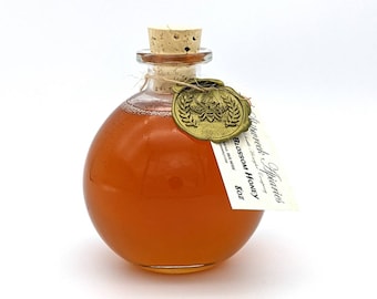 Miele crudo, Mora, Fiori selvatici, Flagon, barattolo tappato, Miele naturale, Washington occidentale, Miele puro al 100%, Dolce