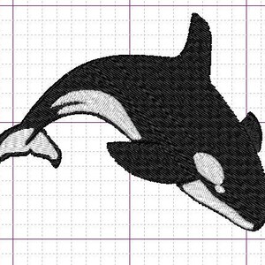 Orca Embroidery Design. Machine Embroidery - Etsy