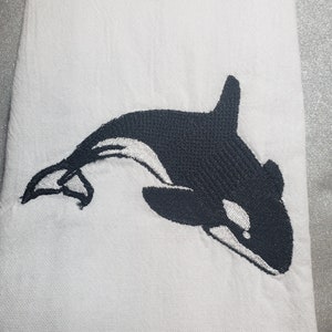 Orca Embroidery Design. Machine Embroidery - Etsy