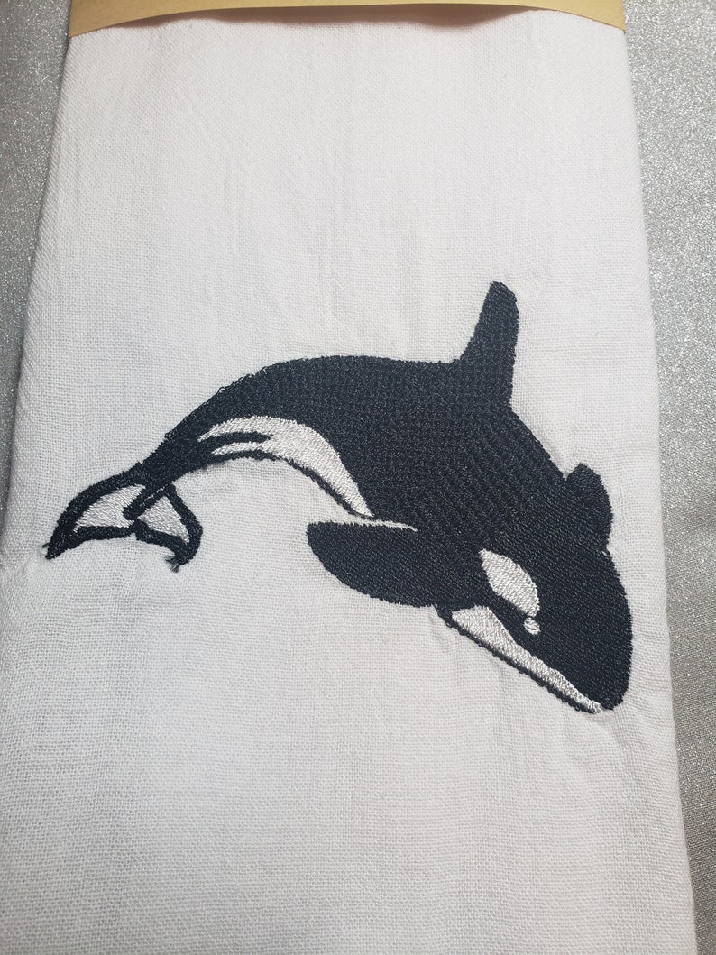 Orca Embroidery Design. Machine Embroidery - Etsy