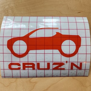 Santa Cruz Window Vinyl, Cruz&#39;n