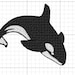 Orca Embroidery Design, Machine Embroidery, 4 Sizes - Etsy
