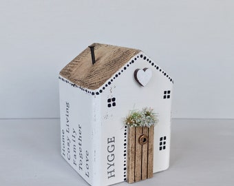 Hygge House, White Wooden Cottage, Driftwood Cottage, New Home Gift, Made  to Order