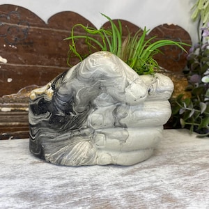 Cement Hand Planter: Fist Pot - Succulent & Air Plant Decor