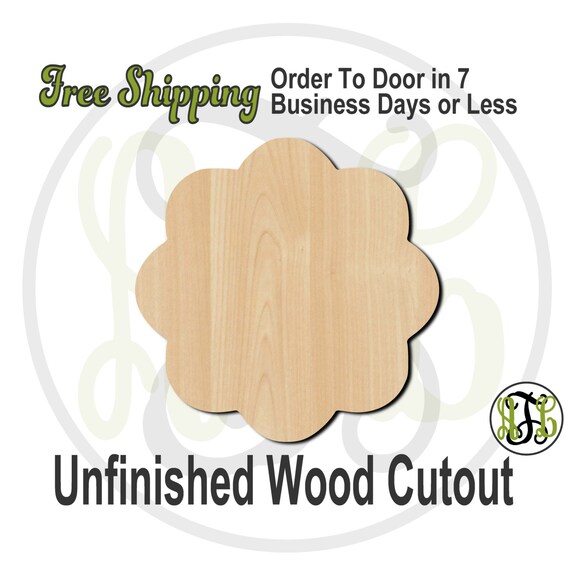 Plaque - Laser Cut Out Unfinished Wood Craft Shape BSC44 Plaque - Laser Cut Out Unfinished Wood Craft Shape BSC44