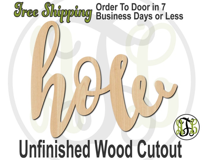how - 320075FrFt- Word Cutout, unfinished, wood cutout, wood craft, laser cut wood, wood cut out, Door Hanger, wooden sign, wreath accent