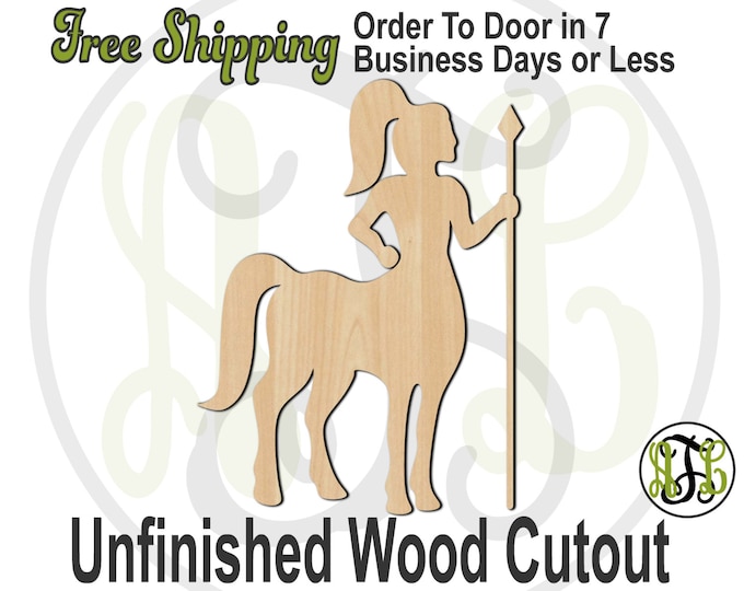 Centaur Mascot - 60533- School Spirit Cutout, unfinished, wood cutout, wood craft, laser cut shape, wood cut out, Door Hanger, wooden