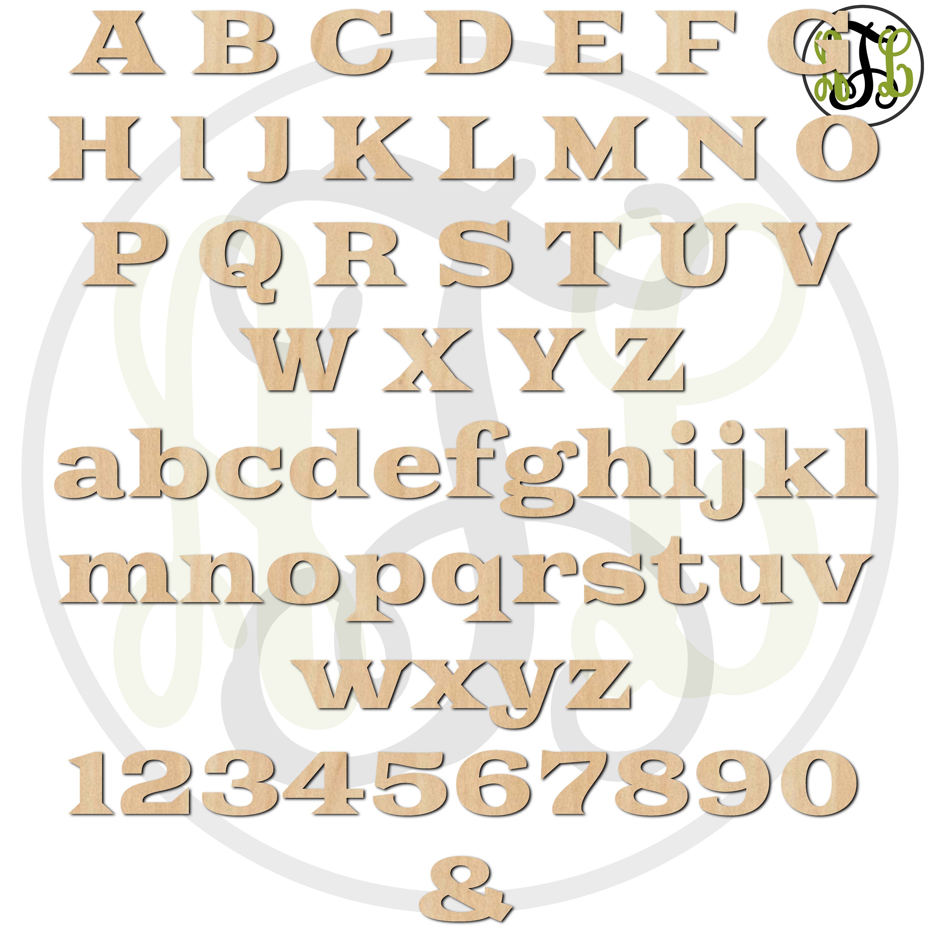 Goblin One Font Name / Word / Phrase Block Alphabet Cutout | Etsy