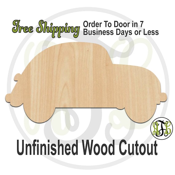 Car Police - Laser Cut Out Unfinished Wood Craft Shape CAR33 Car Police - Laser Cut Out Unfinished Wood Craft Shape CAR33