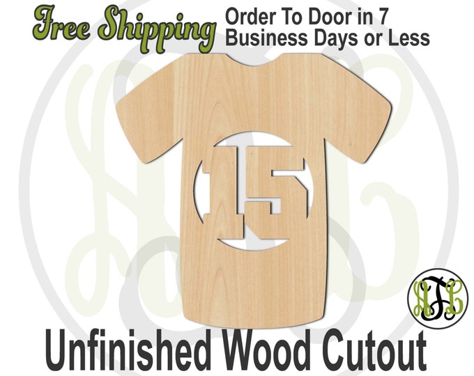 Baseball Jersey with Number- 60010No- Personalized Cutout, unfinished, wood cutout, wood craft, laser cut wood, wood cut out, wooden sign