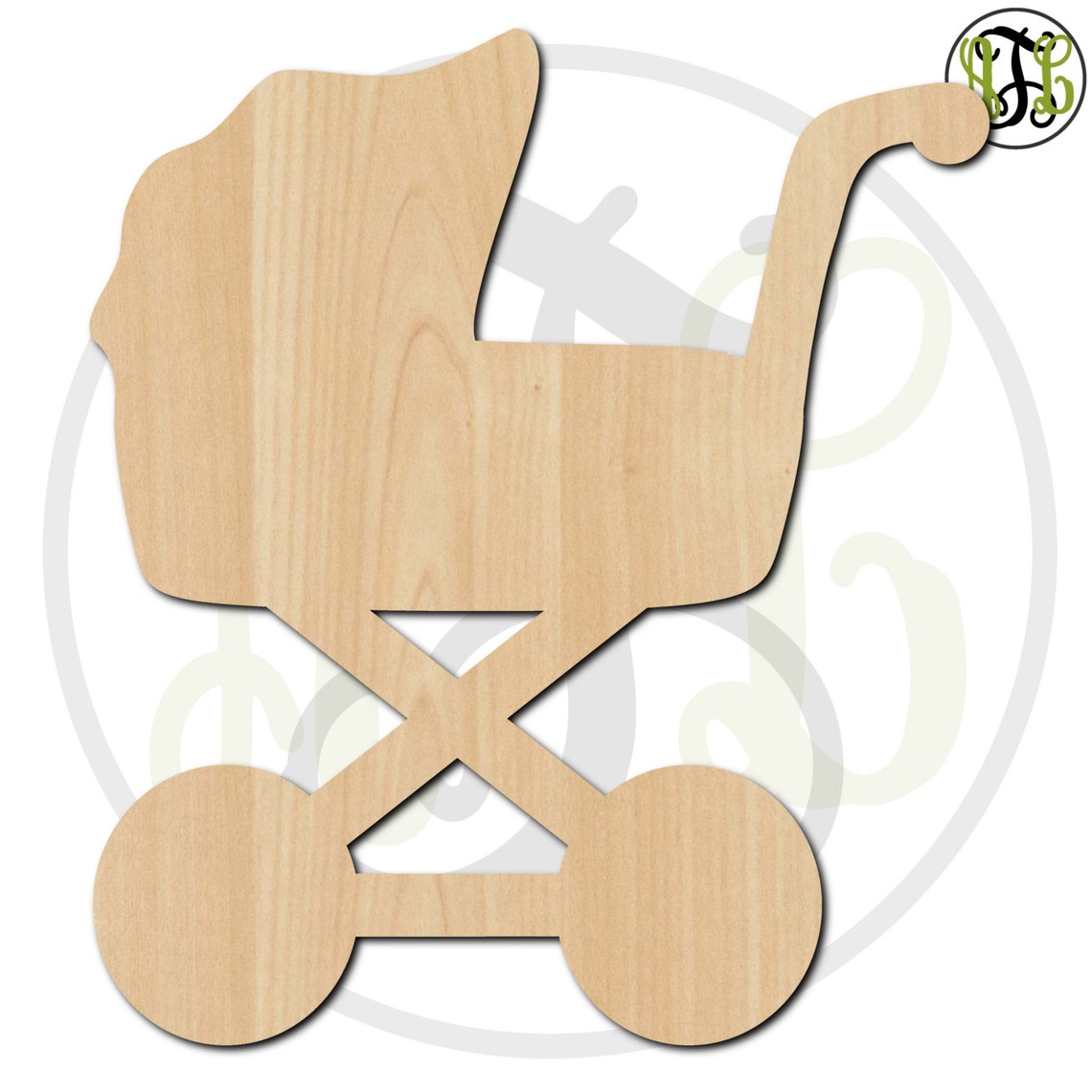 Baby Carriage 2 30011 Cutout Unfinished Wood Cutout Wood - Etsy