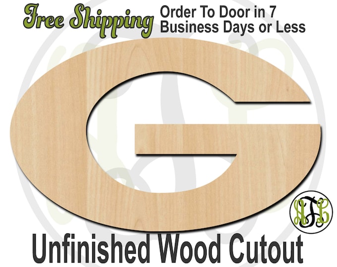 G- 60146- School Spirit Cutout, unfinished, wood cutout, wood craft, laser cut shape, wood cut out, Door Hanger, wooden, wall art