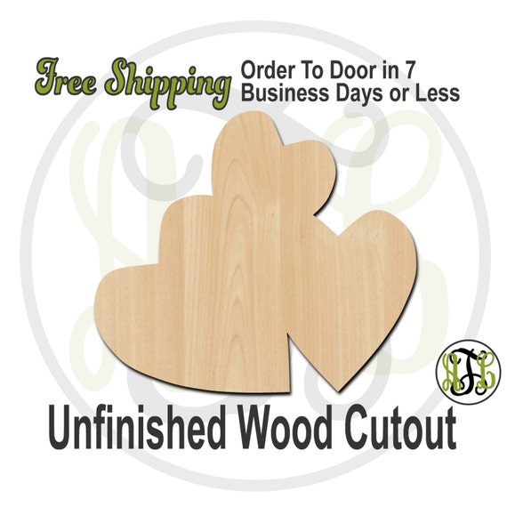 Heart - Laser Cut Out Unfinished Wood Craft Shape VAL19 Heart - Laser Cut Out Unfinished Wood Craft Shape VAL19