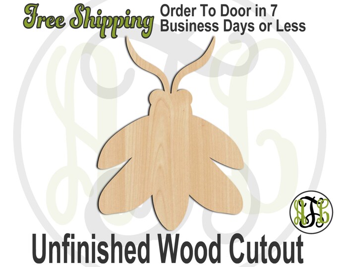 Firefly - 235007- Bug Cutout, unfinished, wood cutout, wood craft, laser cut shape, wood cut out, Door Hanger, Insect, wooden, blank