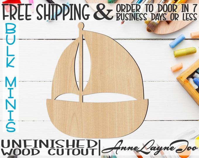 Plaque 40- 1" to 6" Minis, Small Wood Cutout, unfinished, wood cutout, wood craft, laser cut shape, wood cut out, ornament -40001