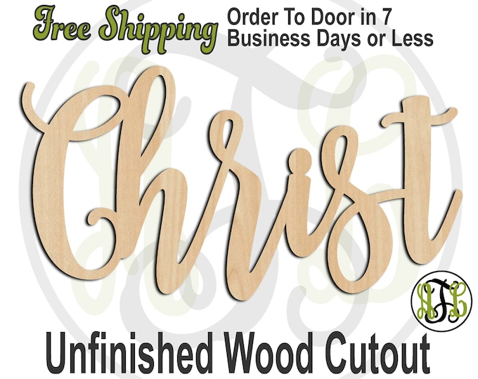 Christ - 320258FrFt- Religious Cutout, unfinished, wood cutout, wood craft, laser cut wood, wood cut out, Door Hanger, wooden, wreath accent