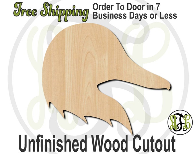 Duck Head Mascot- 60510- School Spirit Cutout, unfinished, wood cutout, wood craft, laser cut shape, wood cut out, Door Hanger, wooden